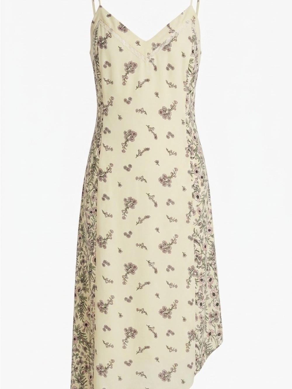 Kaari Blue Ivory Floral Slip Dress